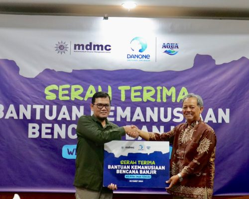 Danone Indonesia Percayakan MDMC untuk Salurkan Dana Bantuan 120 Juta Bagi Korban Banjir di Jawa Tengah